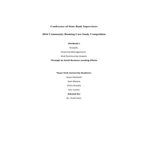 Rawls Finance Students Competed in National CSBS Case Study Competition