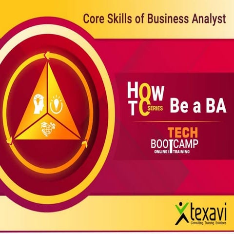 Business Analyst Skills and Competencies - Texavi Tech Bootcamp on How to be ...