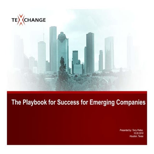 TeXchange presents The Playbook for Success