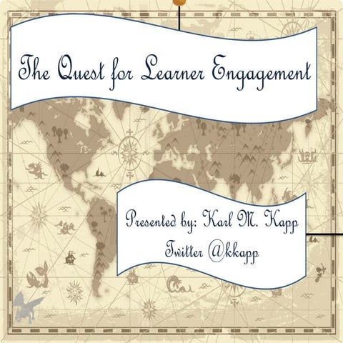 Quest for Learning Engagement: Adventure Versions