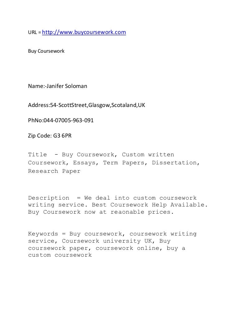  Things You Want to Understand Concerning Course Work Aid