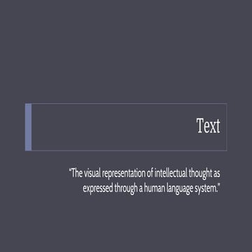Text