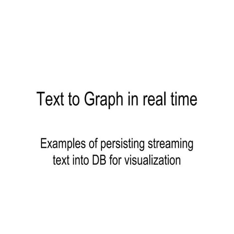 Text graph-visualization redux | PPT | Databases | Computer Software ...