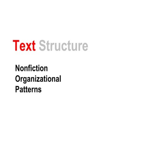 Text structure