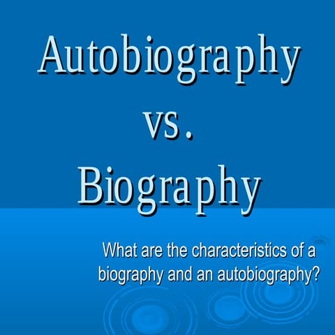 Biography | PPT