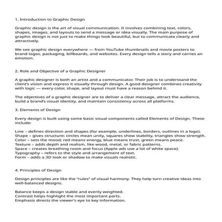 graphics designing ppt design and video editing