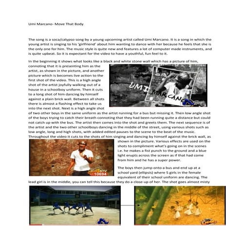 Media Video Analysis