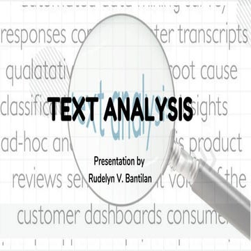 Text Analysis, SFL, Birmingham School of text analysis