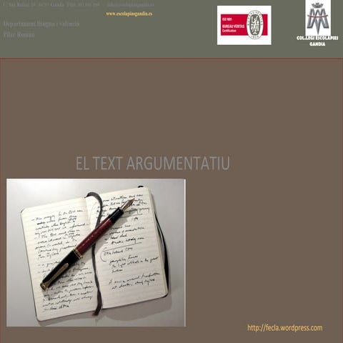 Text argumentatiu
