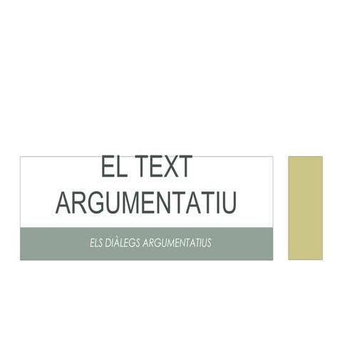 Text argumentatiu