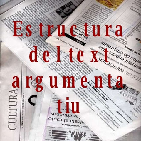 Text Argumentatiu
