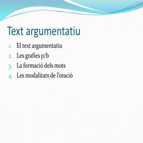 Text argumentatiu