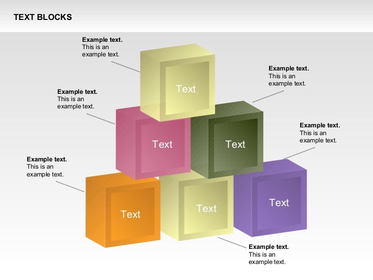 Text Blocks Shapes Collection