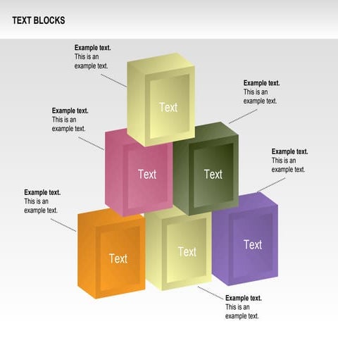 Text Blocks Shapes Collection | PPT