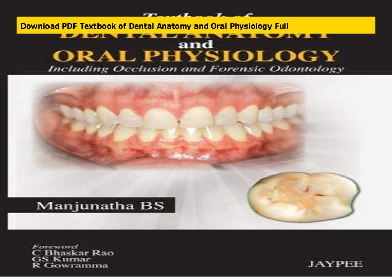 Download PDF Textbook of Dental Anatomy and Oral Physiology Full