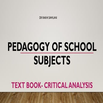 TEXTBOOK_ANALYSIS_Structure_Content_B.Ed