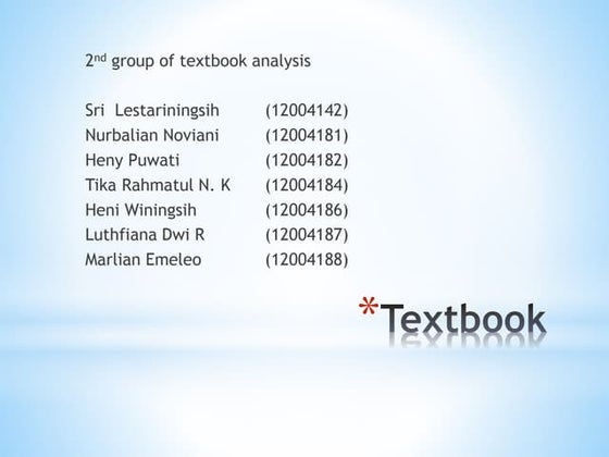 Textbook Evaluation Checklist | DOC | Educational Assessment | Education