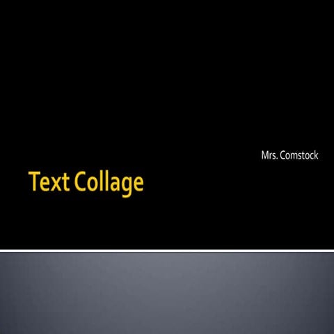 Text collage