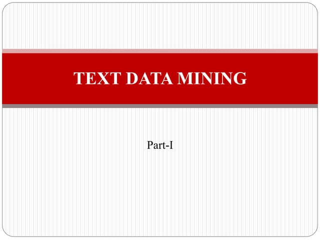 Text data mining1