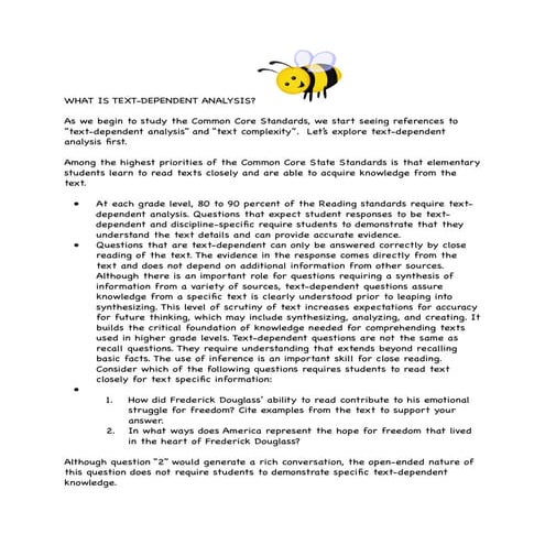 Fisher frey -_text_dependent_questions_-_april_2012 | PDF