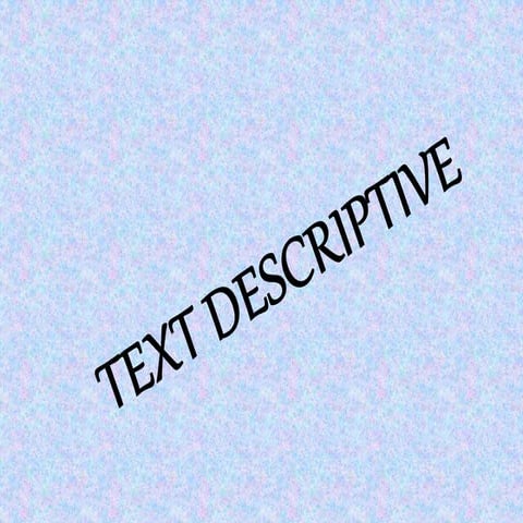 Text descriptive