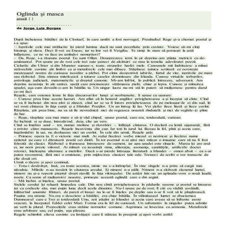 Texte borges rezumat