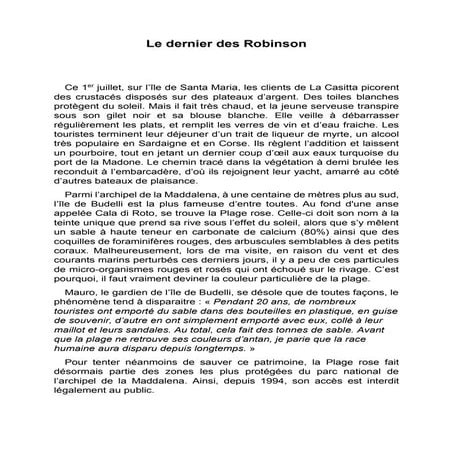 Le dernier des Robinson