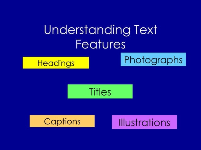 text features powerpoint text features powerpoint