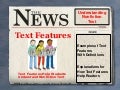 text structure ppt text features powerpoint