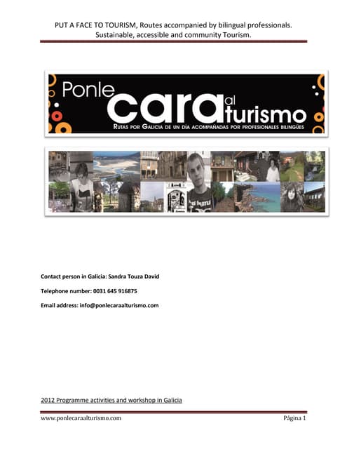 Put a face to Turism - Textile trips Galicia