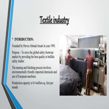 Textile and tanning industry waste