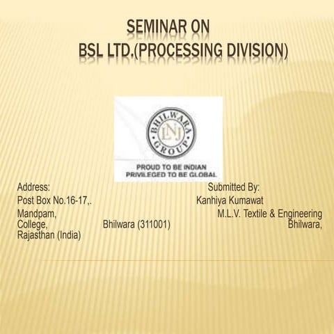 Textile chemical processing 