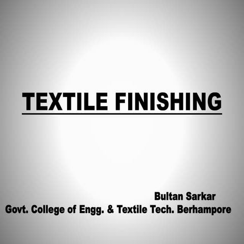 Textile finishing  bultan