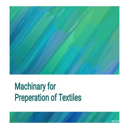 Textile mechine