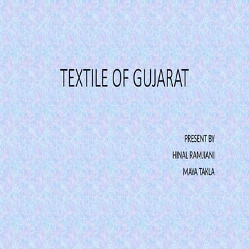 Embroideries of india | PPTX