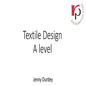 Textiles-Presentation-Post-16 art and design