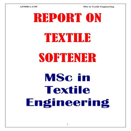 Textile softener