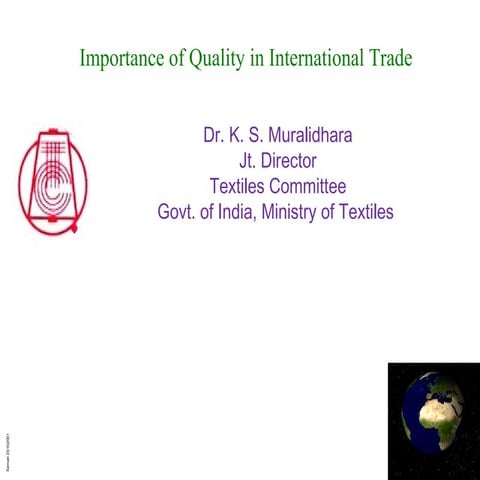 Textiles Quality Requirement