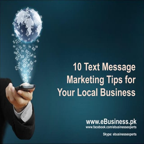 Text message marketing presentation | PPT