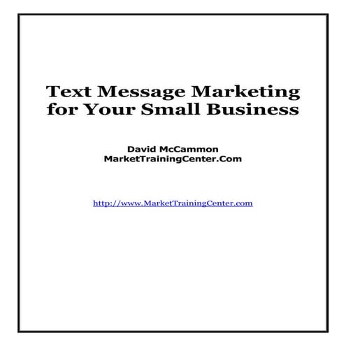 Text message marketingx