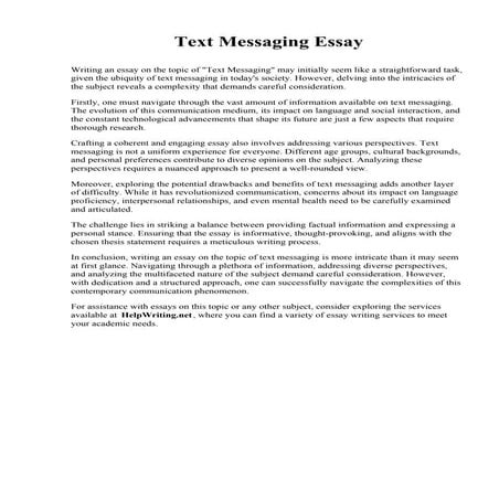 Text Messaging Essay.pdf