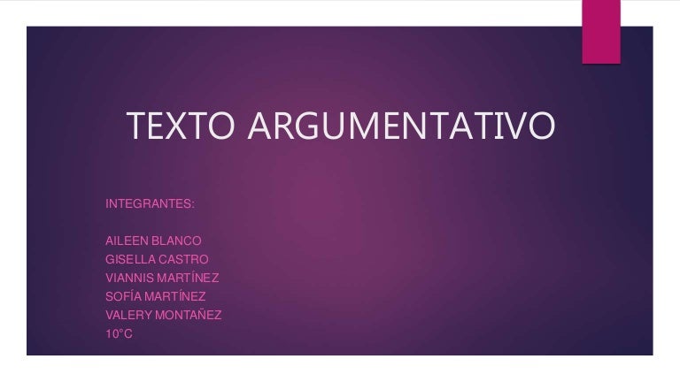 Texto argumentativocuadrosinoptico