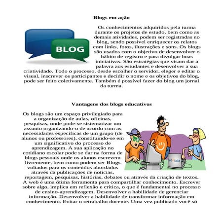 Texto 2: Blogs em ação | PPT