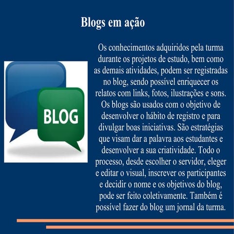 Texto 2: Blogs em ação | PDF