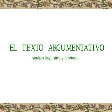 Texto argumentativo