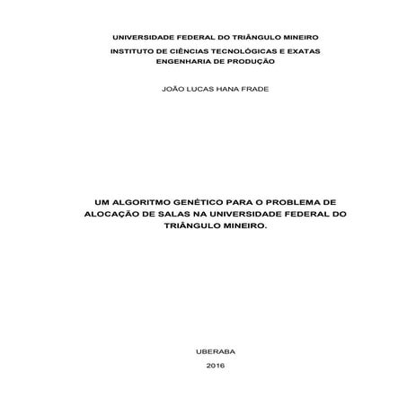 Técnicas de Alocação de sala