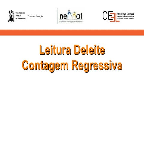 Livro contagem regressiva