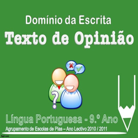 Texto de opinião
