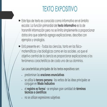 Qué Es Un Texto EXPOSITIVO Y Sus Características Resumen