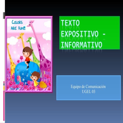Texto expositivo   informativo